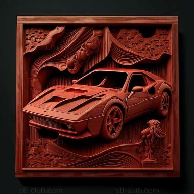 3D model Ferrari 288 GTO (STL)